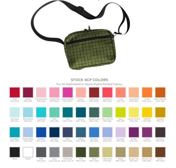 Recycled PET Landscape Crossbody Pouch
